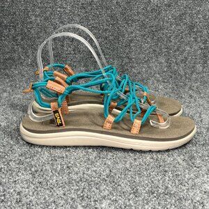 Teva Voya Infinity Sandals Women's Size 7 Grey Turquoise Athletic Recovery Sport